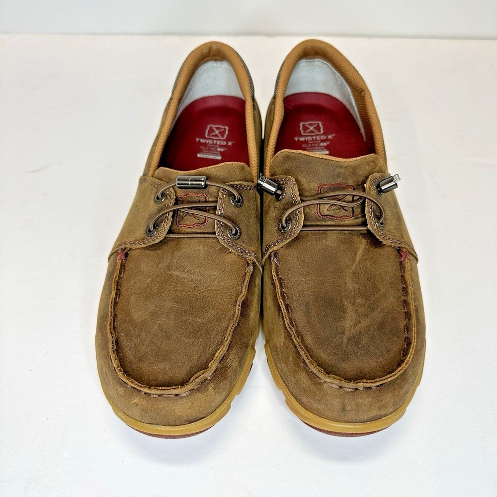 Twisted X Women's Driving Moc Casual Shoes Brown WDMX006 size 10M
